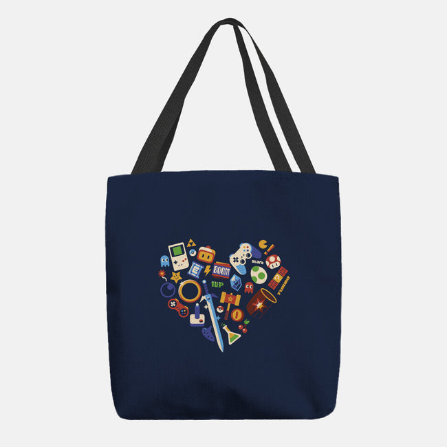 Love Gamer Vintage-None-Basic Tote-Bag-tobefonseca