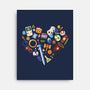 Love Gamer Vintage-None-Stretched-Canvas-tobefonseca
