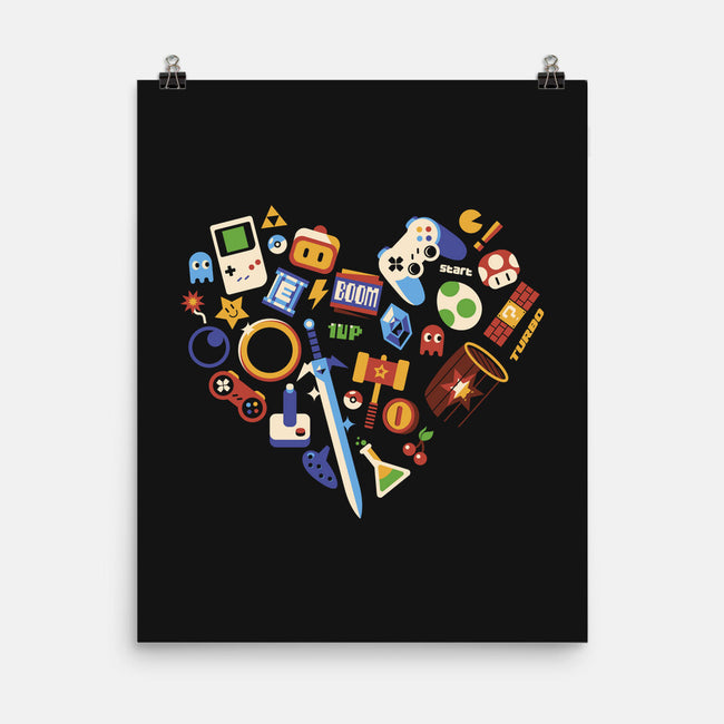 Love Gamer Vintage-None-Matte-Poster-tobefonseca