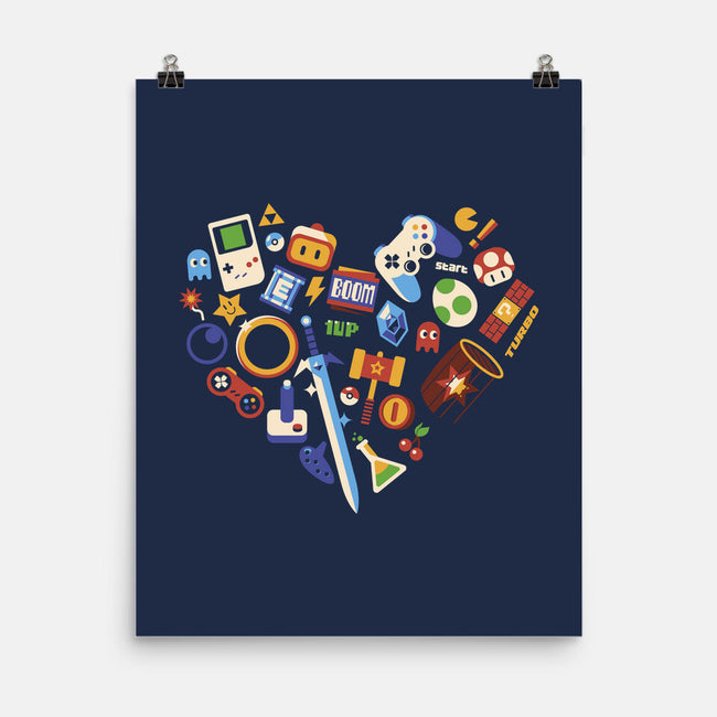 Love Gamer Vintage-None-Matte-Poster-tobefonseca