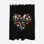 Love Gamer Vintage-None-Polyester-Shower Curtain-tobefonseca