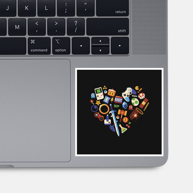 Love Gamer Vintage-None-Glossy-Sticker-tobefonseca
