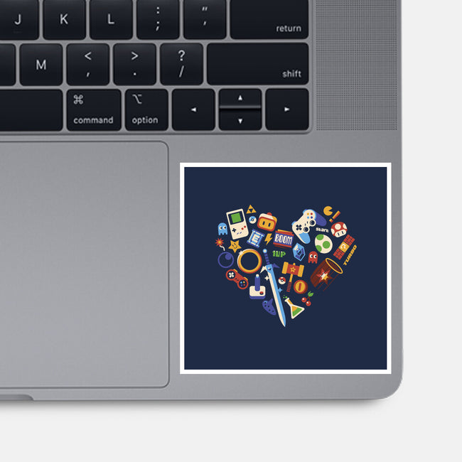 Love Gamer Vintage-None-Glossy-Sticker-tobefonseca