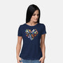 Love Gamer Vintage-Womens-Basic-Tee-tobefonseca