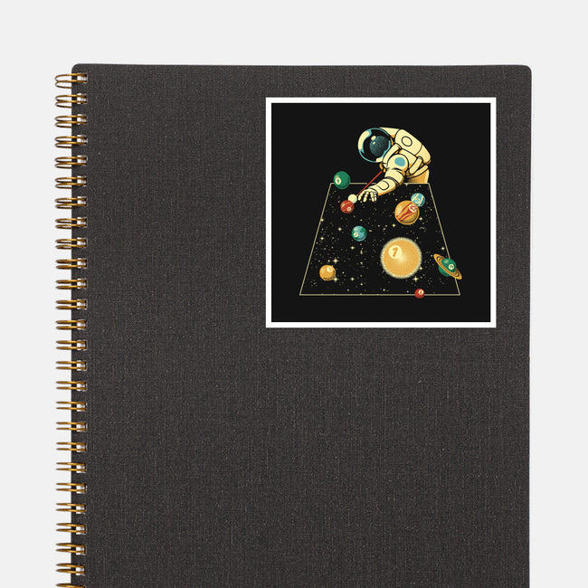 Billiard Ball Solar System-None-Glossy-Sticker-tobefonseca