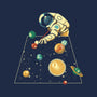 Billiard Ball Solar System-Mens-Long Sleeved-Tee-tobefonseca