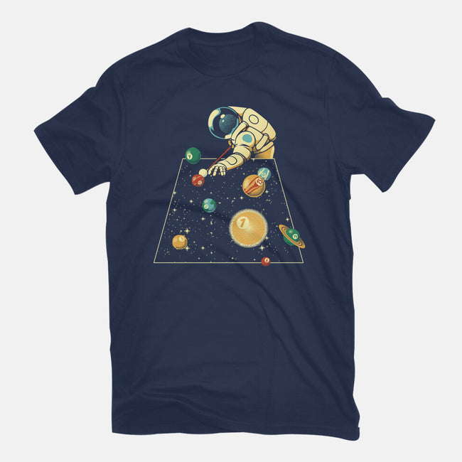Billiard Ball Solar System-Unisex-Basic-Tee-tobefonseca