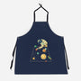 Billiard Ball Solar System-Unisex-Kitchen-Apron-tobefonseca