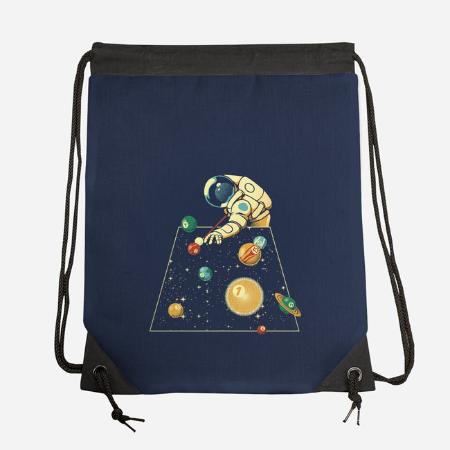 Billiard Ball Solar System-None-Drawstring-Bag-tobefonseca