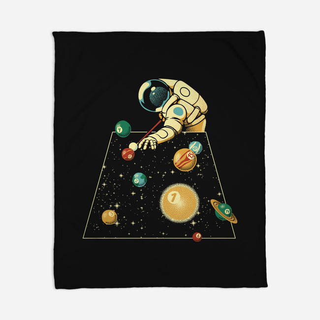 Billiard Ball Solar System-None-Fleece-Blanket-tobefonseca