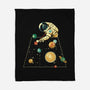 Billiard Ball Solar System-None-Fleece-Blanket-tobefonseca
