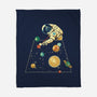 Billiard Ball Solar System-None-Fleece-Blanket-tobefonseca