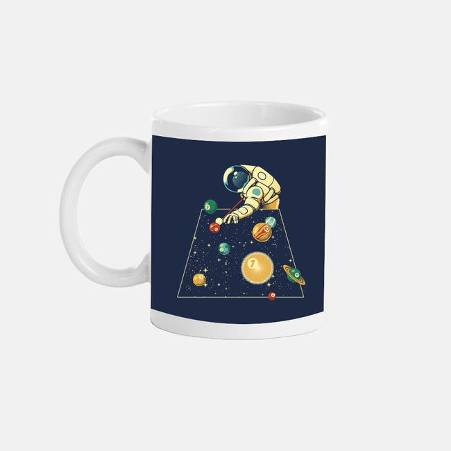 Billiard Ball Solar System-None-Mug-Drinkware-tobefonseca