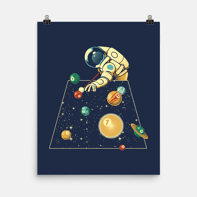 Billiard Ball Solar System-None-Matte-Poster-tobefonseca