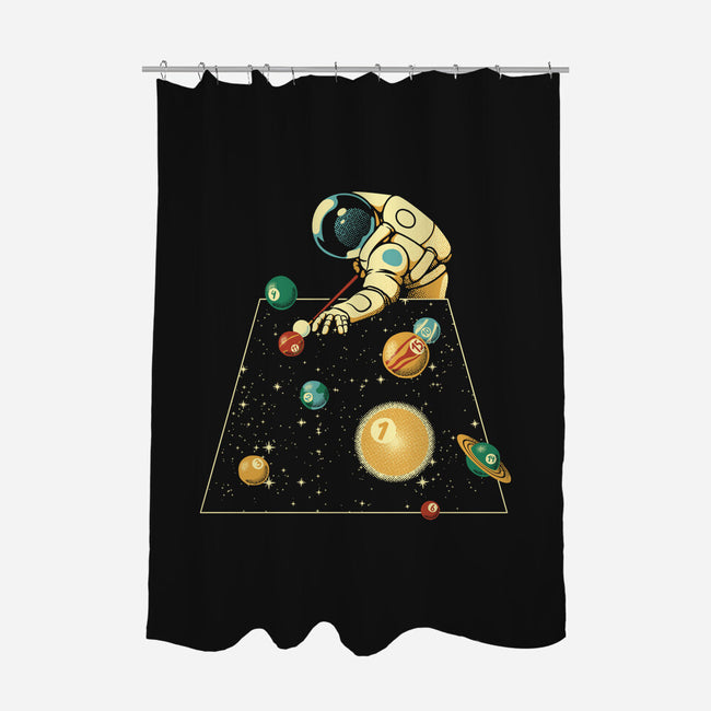 Billiard Ball Solar System-None-Polyester-Shower Curtain-tobefonseca