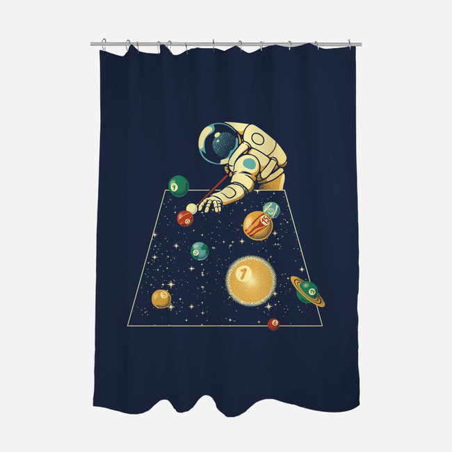 Billiard Ball Solar System-None-Polyester-Shower Curtain-tobefonseca