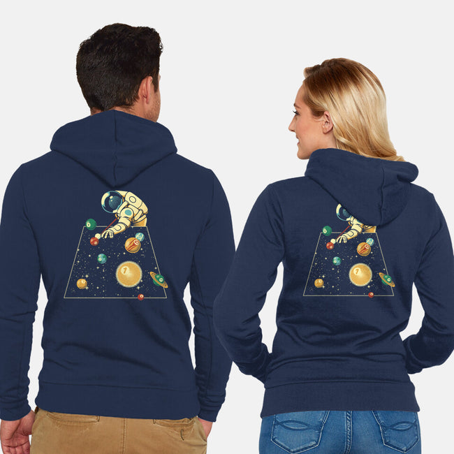 Billiard Ball Solar System-Unisex-Zip-Up-Sweatshirt-tobefonseca