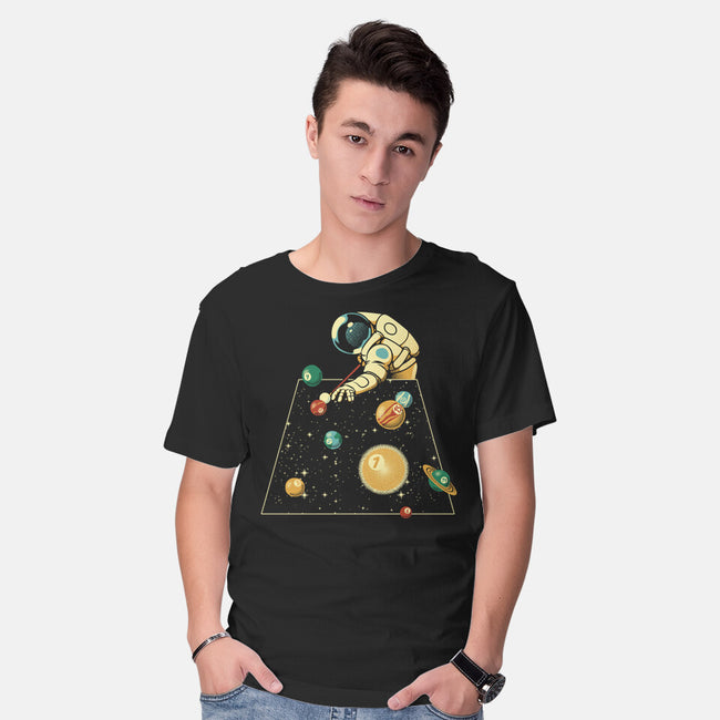 Billiard Ball Solar System-Mens-Basic-Tee-tobefonseca
