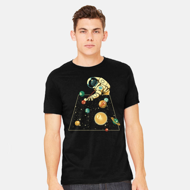 Billiard Ball Solar System-Mens-Heavyweight-Tee-tobefonseca