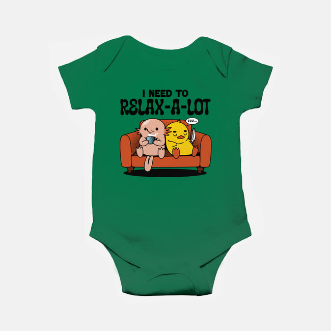 I Need To Relax A Lot-Baby-Basic-Onesie-tobefonseca