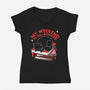My Weekend Is All Booked-Womens-V-Neck-Tee-tobefonseca