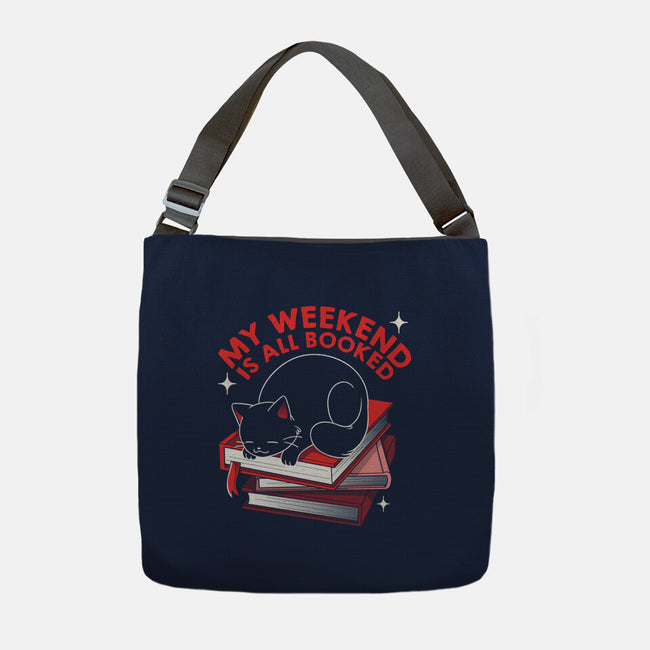 My Weekend Is All Booked-None-Adjustable Tote-Bag-tobefonseca