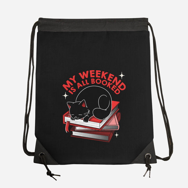 My Weekend Is All Booked-None-Drawstring-Bag-tobefonseca