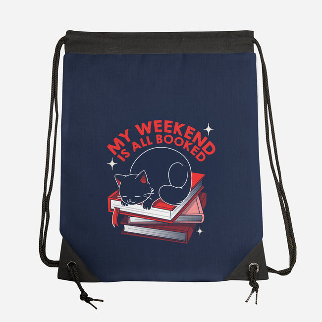 My Weekend Is All Booked-None-Drawstring-Bag-tobefonseca