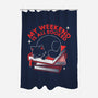My Weekend Is All Booked-None-Polyester-Shower Curtain-tobefonseca