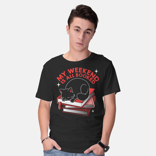 My Weekend Is All Booked-Mens-Basic-Tee-tobefonseca