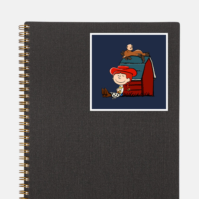 Happiness Is When She Loved Me-None-Glossy-Sticker-DrawnByBryan