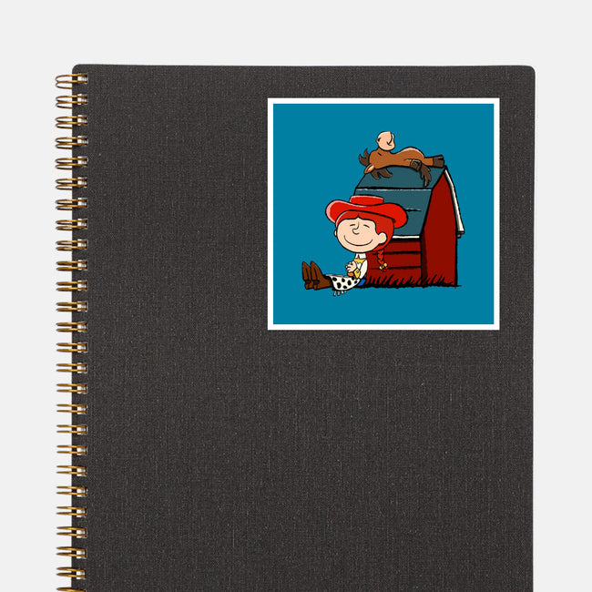 Happiness Is When She Loved Me-None-Glossy-Sticker-DrawnByBryan