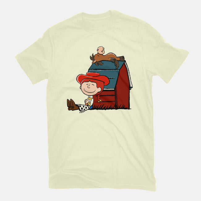 Happiness Is When She Loved Me-Mens-Basic-Tee-DrawnByBryan
