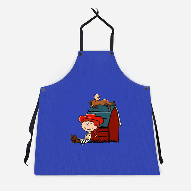 Happiness Is When She Loved Me-Unisex-Kitchen-Apron-DrawnByBryan