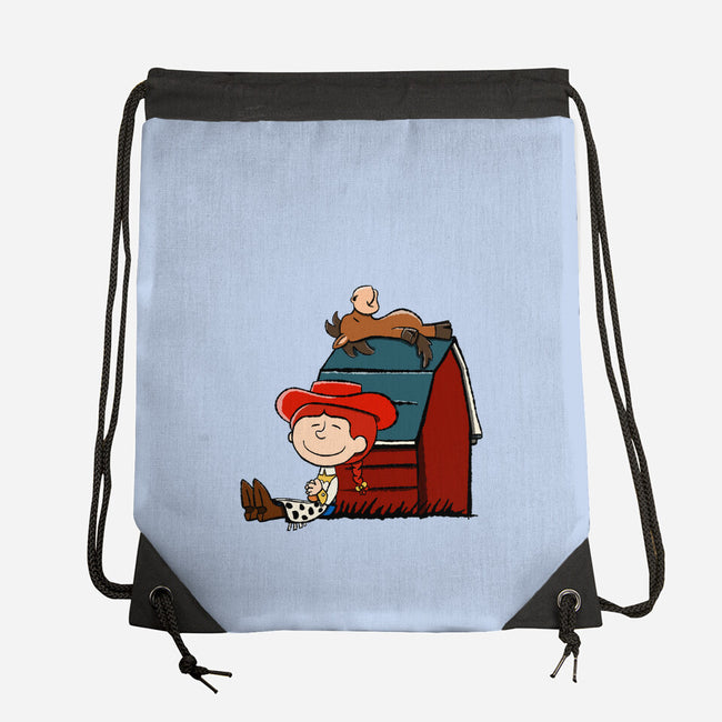 Happiness Is When She Loved Me-None-Drawstring-Bag-DrawnByBryan
