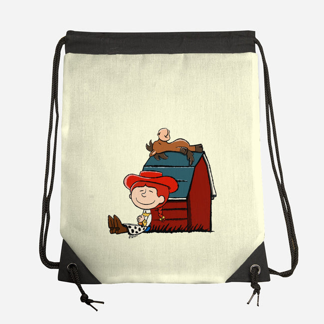 Happiness Is When She Loved Me-None-Drawstring-Bag-DrawnByBryan