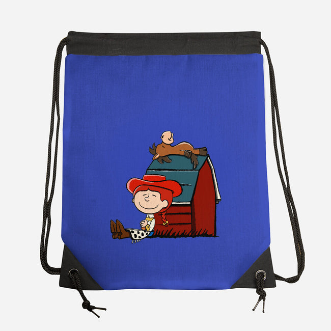 Happiness Is When She Loved Me-None-Drawstring-Bag-DrawnByBryan