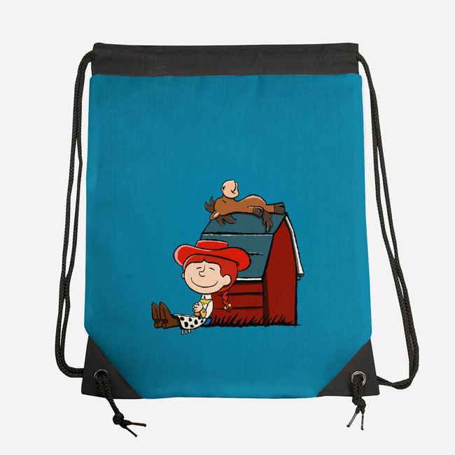Happiness Is When She Loved Me-None-Drawstring-Bag-DrawnByBryan