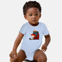 Happiness Is When She Loved Me-Baby-Basic-Onesie-DrawnByBryan