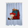 Happiness Is When She Loved Me-None-Polyester-Shower Curtain-DrawnByBryan