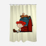 Happiness Is When She Loved Me-None-Polyester-Shower Curtain-DrawnByBryan