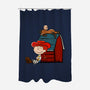 Happiness Is When She Loved Me-None-Polyester-Shower Curtain-DrawnByBryan
