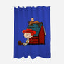 Happiness Is When She Loved Me-None-Polyester-Shower Curtain-DrawnByBryan