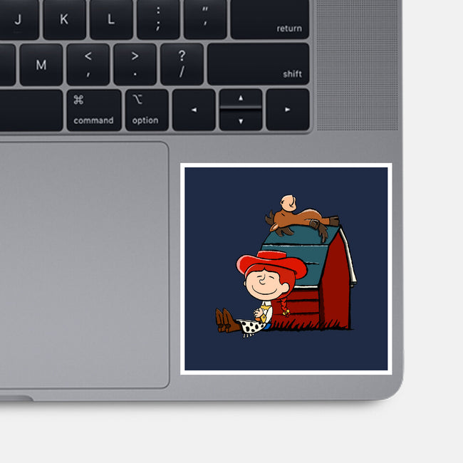 Happiness Is When She Loved Me-None-Glossy-Sticker-DrawnByBryan