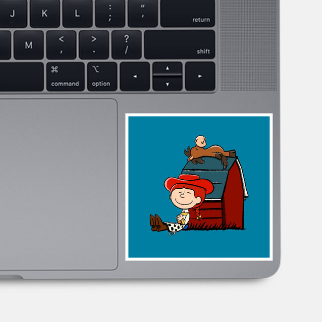 Happiness Is When She Loved Me-None-Glossy-Sticker-DrawnByBryan