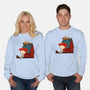 Happiness Is When She Loved Me-Unisex-Crew Neck-Sweatshirt-DrawnByBryan