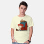 Happiness Is When She Loved Me-Mens-Basic-Tee-DrawnByBryan