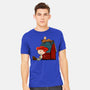 Happiness Is When She Loved Me-Mens-Heavyweight-Tee-DrawnByBryan