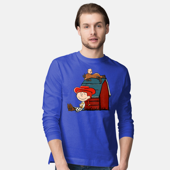 Happiness Is When She Loved Me-Mens-Long Sleeved-Tee-DrawnByBryan