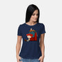 Happiness Is When She Loved Me-Womens-Basic-Tee-DrawnByBryan
